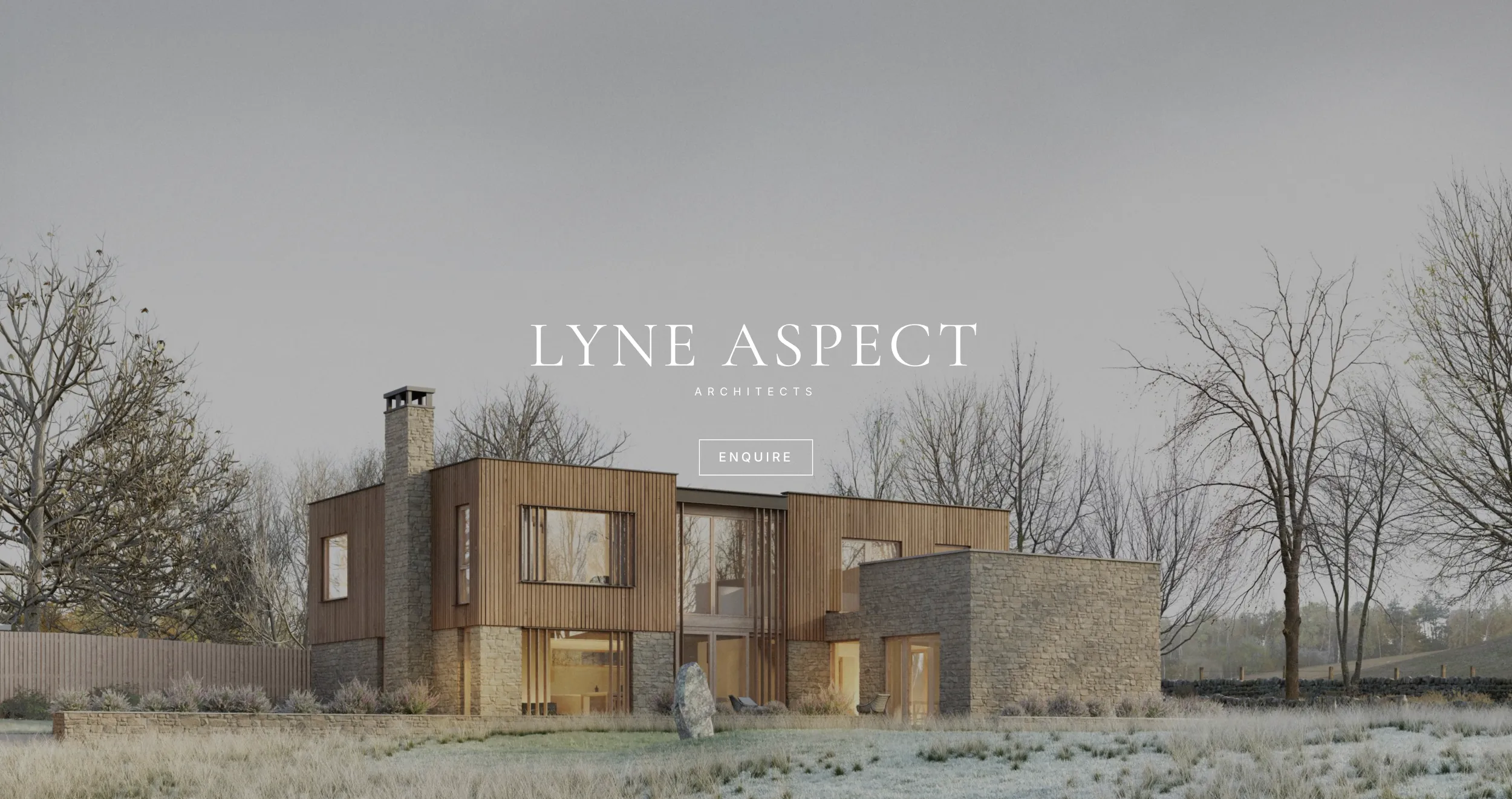 Lyne Aspect Architects website screenshot